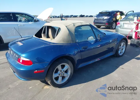 2001 BMW Z3 2.5I из США, поврежденный, VIN WBACN33411LM02718